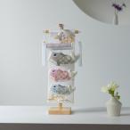 こいのぼり 室内 鯉のぼり コンパクト おしゃれ モダン 木 人気 インテリア 木製 高級 夢鯉 パステル 41cm 日本製