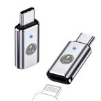Lightning-USBタイプCメス 充電、データ アダプタ35W オスーメス3cm Type Cを持つiPhone15/Plus/Pro/Max/Pro11/12.9/Air4/5など対応ストラップ孔あり 3色選択