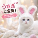 ペット用うさぎ耳帽子犬用猫用小型犬...