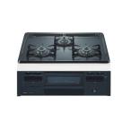 ノーリツ 【N3GT2RVQ1 都市ガス用】 ビルトインコンロ 60cm メタルトップシリーズ グレーホーロートップ ブラックフェイス 無水片面焼 [♪■]