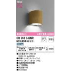 オーデリック　OB255349NR(ランプ別梱)　ブラケットライト 非調光 LEDランプ 昼白色 チノベージュ