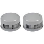 三菱 ロスナイ部材　P-100CVSQ6　ステンレス製丸形フード 防虫網付 2個入り