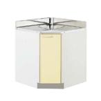 klinap[TAT-75CC белый ] дерево kyabi кухня Sakura . кухонный стол низ доска нержавеющая сталь приклеивание промежуток .75cm [!^]