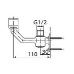 湯ぽっと部材 TOTO　TN74-2R　アクアオート（自動水栓）取付用脚 湯ぽっと別売品[■]