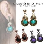 ジャイルス・アンド・ブラザー Giles &amp; Brother ピアス イヤリング レディース 揺れる 大きめ 大ぶり ブランド 石 ゴールド ローズゴールド シルバー
