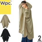 wpc w.p.c レインポンチョ レインコート レディース メンズ 自転車 フード付き 軽量 かわいい 通勤 通学 ロング丈 ブランド 黒 ブラック ベージュ