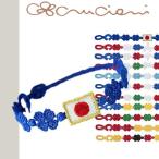 クルチアーニ c ブレスレット Cruciani 日本代表 サムライブルー サッカー レースブレスレット 刺繍ブレスレット 爆買