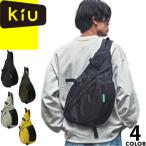 kiu キウ バッグ ボディバッグ ショルダーバッグ ワンショルダーバッグ K439 メンズ レディース 防水 撥水 大容量 ナイロン アウトドア PCポケット 斜めがけ 黒