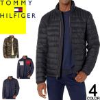 トミーヒルフィガー TOMMY HILFIGER ダウンジャケット ライトダウン 中綿 ブルゾン メンズ 軽量 防寒 撥水 大きいサイズ ブランド 黒 迷彩 ブラック カモ