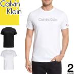ショッピングカルバンクライン カルバンクライン Calvin Klein Tシャツ 半袖 クルーネック 丸首 メンズ CK ロゴ プリント コットン おしゃれ 大きいサイズ ブランド 白 黒 ホワイト ブラック