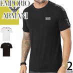 エンポリオ アルマーニ EMPORIO ARMANI EA7 Tシャツ メンズ 半袖 ロゴ クルーネック 丸首 ブランド おしゃれ 大きいサイズ 黒 白 ブラック ホワイト