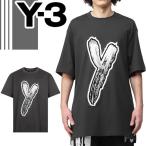 Y-3 ワイスリー ヨウジヤマモト adidas Tシャツ ロゴ グラフィック ティー メンズ 半袖 オーバーサイズ ロゴ プリント コットン ブランド おしゃれ 黒 ブラック