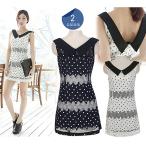 ショッピングワンピース 夏 レディース ワンピース ミニワンピース タイトワンピース チュニック レディース ノースリーブ 夏 低身長 きれいめ 可愛い 韓国 フォーマル セクシー キャバ ドット柄