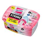 トイレクイックル ストロング トイレ掃除シート プレミアムローズ 容器入 8枚入  トイレ 便器 便座 タンク 床 壁