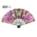 薔薇-3９寸5分黒塗り骨片面プリン...