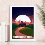 北欧 アートポスター オシャレ 部屋 プリムローズヒル イラスト Primrose Hill A3