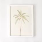 Kristen Boydstun Palm Tree Art Print - 12inch x 16inch フレーム付き(ホワイト) ヤシの木 アート ポスター リビング Art Poster
