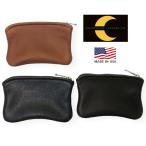 MOONSHINE LEATHER[ moon автомобиль in кожа ]ZIP POUCH Zip сумка бардачок мужской женский ( для мужчин и женщин )
