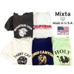 アメリカ製 送料無料 MIXTA【ミクスタ】P-SWEAT S/S 2 半袖 プリント スウェット スエット メンズ(男性用)【smtb-m】