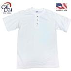 アメリカ製 送料無料 CAL-CRU【カル クルー】HENLY TEE 半袖ヘンリーネックTシャツ メンズ(男性用)【smtb-m】