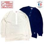 ショッピングフランス フランス製 送料無料 CONCHON QUINETTE【コンション キネット】ARMEE 長袖 ヘビーウェイト ヘンリーネックTシャツ メンズ(男性用)【smtb-m】