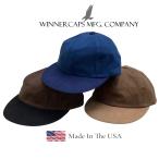 ショッピングアメリカ アメリカ製 送料無料 Emstate by Winner Caps【エムステートバイウィナーキャップス】CORD×chamois cloth B.B CAP ベースボールキャップ メンズ