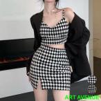 キャミトップス ミニスカートセッ