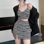 キャミトップス ミニスカートセッ