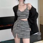 キャミトップス ミニスカートセッ