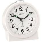 セイコー クロック 目覚まし時計 電波 アナログ 白 パール KR325W SEIKO