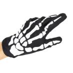 スケルトングローブ ショート 骸骨 スカル 手袋