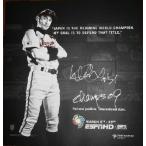 イチロー直筆サイン2009年WBC優勝書込超大型硬質ポスター (56X53cm) ドジャース