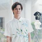 かりゆしウェア 沖縄 アロハシャツ MAJUN マジュン かりゆし 結婚式 メンズ半袖シャツレギュラーカラー 送料/代引手数料無料 ブライトグロース