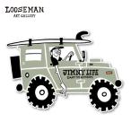  Roo z man стикер [JIMNY LIFE] [looseman LOOSEMAN стикер водонепроницаемый серфинг Гаваи Surf наклейка запад набережная машина чемодан custom ]