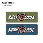  Roo z man стикер [KEEP LOOSE]2 шт. комплект [looseman LOOSEMAN стикер водонепроницаемый серфинг Гаваи Surf наклейка запад набережная машина чемодан custom ]