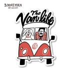  Roo z man стикер [The Van life][looseman LOOSEMAN стикер водонепроницаемый серфинг Гаваи Surf наклейка запад набережная машина чемодан custom ]