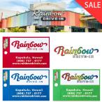 レインボードライブイン カップロゴステッカー【 RAINBOW DRIVE-IN ステッカー ハワイ ハワイアン 防水 雑貨  RainbowDriveIn rainbowriivein】