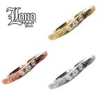LONO ウェーブリング ロノ ハワイアンジュエリー リング ペアリング ピンキーリング ダイヤモンド 14金 イエローゴールド ピンクゴールド ホワイトゴールド