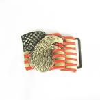ショッピングアメリカンイーグル USA アメリカン イーグル 鷲 鷹 US国旗 星条旗 フラッグ バックル ベルト 単品 1233