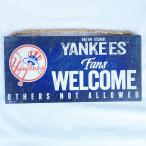 MLB メジャーリーグ ニューヨーク ヤンキース NY New York Yankees ウッド ウェルカム サインボード 2308