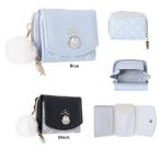 Coboca+ кожзаменитель ручка для проверки серебристый Mini кошелек .... compact кошелек . кошелек кошелек Kids кошелек детский кошелек три складывать кошелек . кошелек compact ax