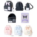  Sanrio герой z кожзаменитель проверка окно Mini Day Pack Sanrio черный mi Cinnamoroll Pochacco мой mero Day Pack рюкзак . пара рюкзак 