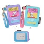 SNOOPY Snoopy катушка есть чехол для пропуска чехол для пропуска чехол для проездного билета IC карта inserting футляр для карточек 