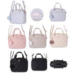 ビジューエポプレート2WAYショルダー サンリオ クロミ シナモロール ポチャッコ ポシェット キティ ショルダーバッグ 旅行ポシェット ミニショルダー