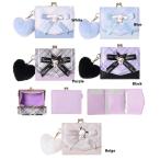  Sanrio кожзаменитель проверка лента plate застежка Mini кошелек compact кошелек . кошелек кошелек женский кошелек три складывать кошелек . кошелек compact черный mi Cinnamoroll 