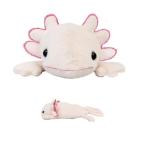 ショッピング筆箱 ウーパールーパー　ワイルドアニマルペンケース　ぬいぐるみポーチ　　ペンポーチ　ペンケース　縦長ポーチ　ポーチ　筆箱