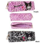 クロミヒョウ柄ペンポーチ　サンリオ　ペンケース　 クロミ　ヒョウ柄　平成レトロ　ペンポーチ　多機能ポーチ　メイクポーチ　ポーチ　