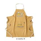 ショッピングギョーザ パッカブル　アンドパッカブル　ビール＆ギョーザ　おしゃれ　かわいい　ワークエプロン　 男女兼用　母の日