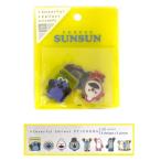 ショッピングデコ パペットスンスン　シール　チアフルコレクトステッカー　 シール　　デコシール 　クリアシール　クラックス　フレークシール