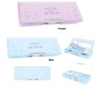 プチリボンミラージュ　リボン　 筆箱　ソフトペンケース　ペンケース 　ボックスペンポーチ　子供用ペンポーチ　クーリア　両面ペンケース